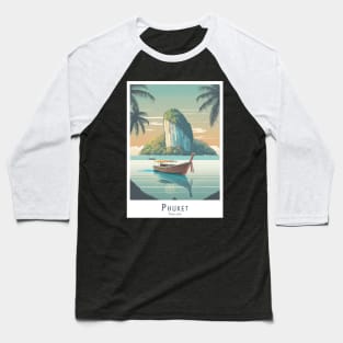 Serene Phuket Thailand Seascape Baseball T-Shirt